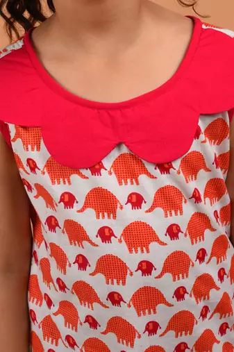 Pink pleated dress
