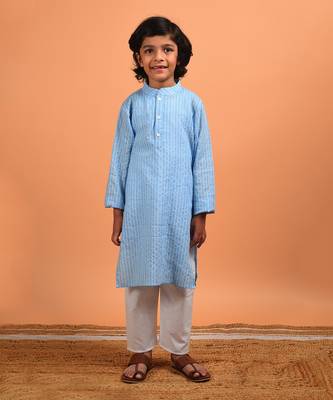 Sky blue kantha set 1