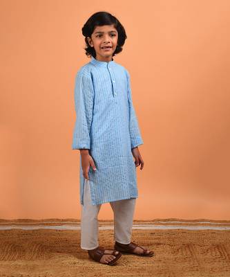 Sky blue kantha set 2
