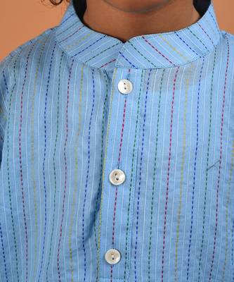 Sky blue kantha set 5