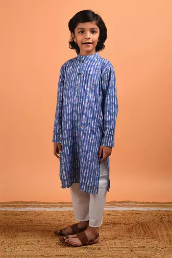 Blue bell kurta set