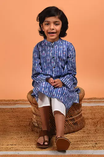 Blue bell kurta set