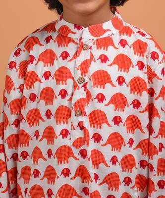 Peach matang kurta set 5