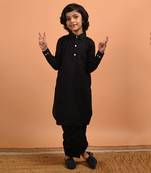 Black pathani set