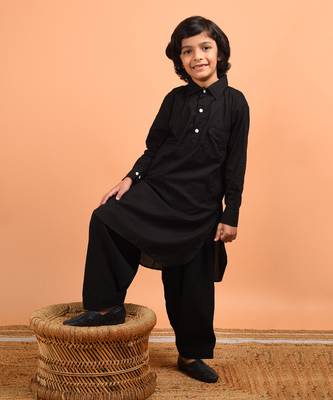 Black pathani set 2