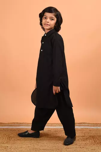 Black pathani set