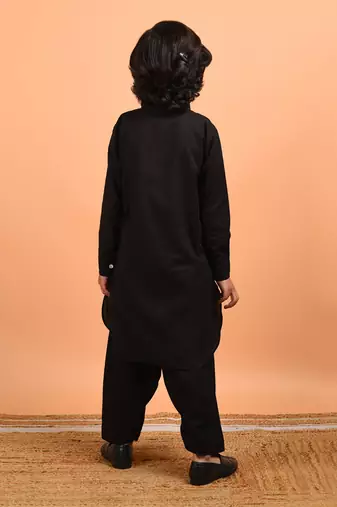 Black pathani set