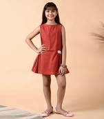 Maroon jesper short dress