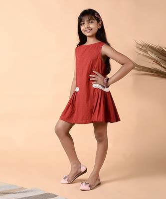 Maroon jesper short dress 3