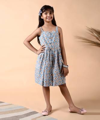 Stone blue opal cami dress 1