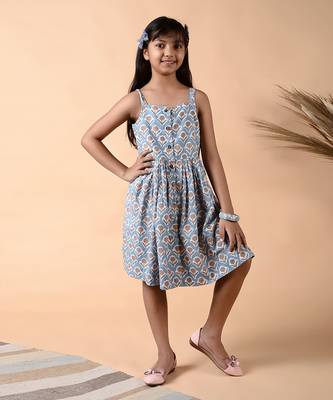 Stone blue opal cami dress 2