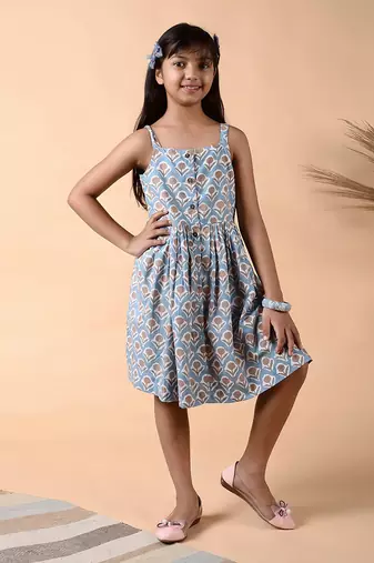 Stone blue opal cami dress