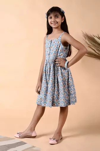 Stone blue opal cami dress