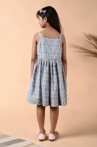 Stone blue opal cami dress