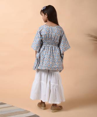 Stone blue kaftan 4