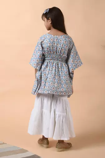 Stone blue kaftan