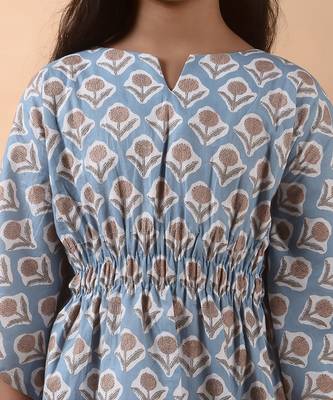 Stone blue kaftan 5