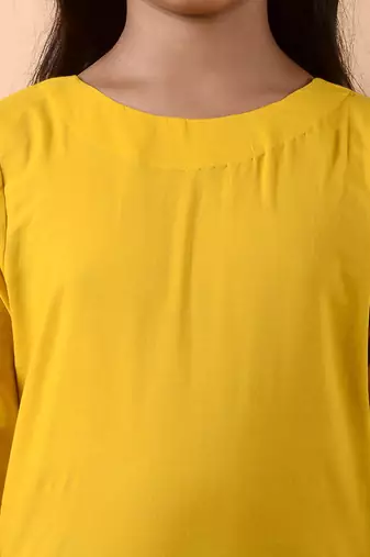Yellow goldfish suit set