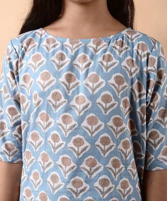 Stone blue poppy suit set 5