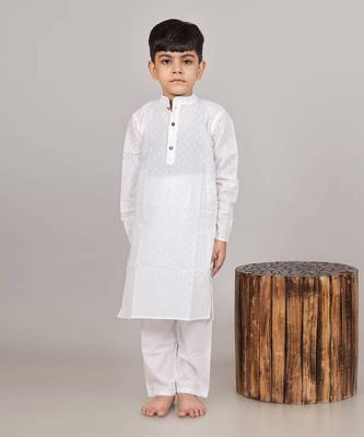 White kurta set 1