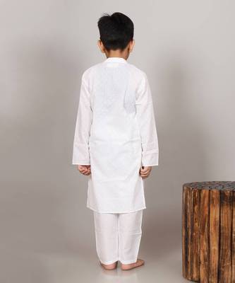 White kurta set 3