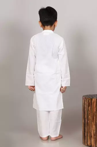 White kurta set