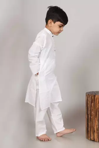 White kurta set