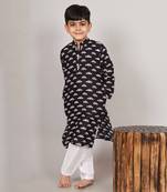 Black car kurta set