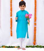 Turquoise kurta set