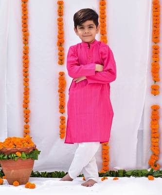 Pink gulaal kurta set 1