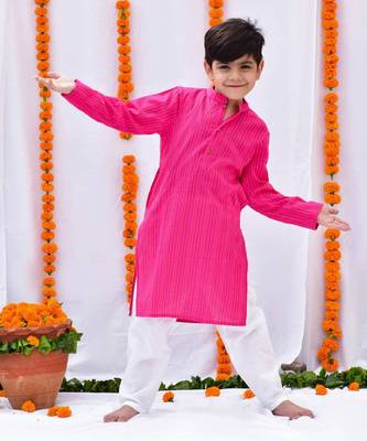 Pink gulaal kurta set 2