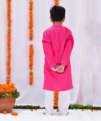 Pink gulaal kurta set 3