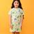 Green butterfly night dress