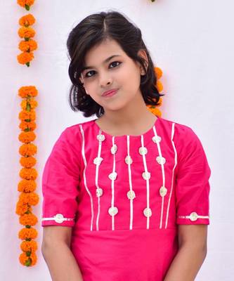 Pink rani kurta set 5