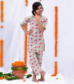 Green gulzar kurta set