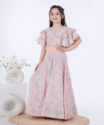 Multi qurbat lehenga set 3