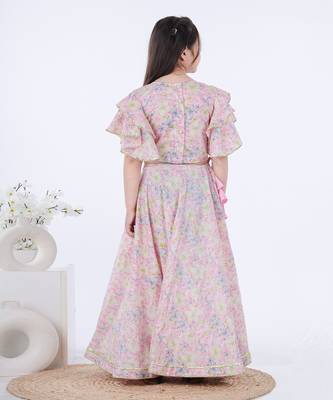 Multi qurbat lehenga set 4