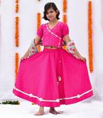 Pink umang lehenga set