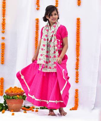 Pink umang lehenga set 5