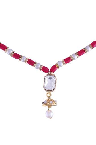 Rakshabandhan Special Designer Pearl Hanging Lumba Rakhi for Bhabhi (R071Q-L)