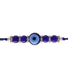 Rakshabandhan Special Designer Evil Eye Pearl Rakhi for Brother/Men 