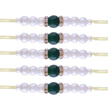 Rakshabandhan Special Designer Pearl Rakhi for Brother/Men  1