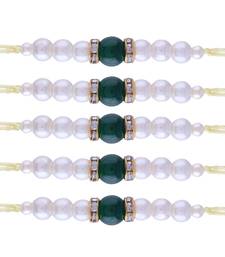 Rakshabandhan Special Designer Pearl Rakhi for Brother/Men 