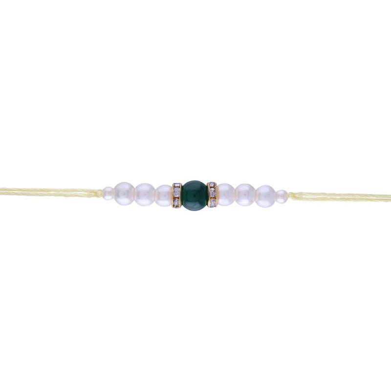Rakshabandhan Special Designer Pearl Rakhi for Brother/Men 