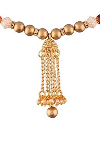  Jhumki Style Lumba Rakhi for Bhabhi
