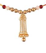  Jhumki Style Lumba Rakhi for Bhabhi