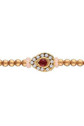  Stone Studded Rakhi For Men (R612-R)