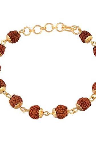  Rudraksha Bracelet Rakhi For Men/Boys 