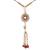 I Jewels  Pearl And Stone Studded Lumba Rakhi For Boys/Men (R615-L)