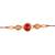 I Jewels  Pearl And Stone Studded Rakhi For Boys/Men (R632)